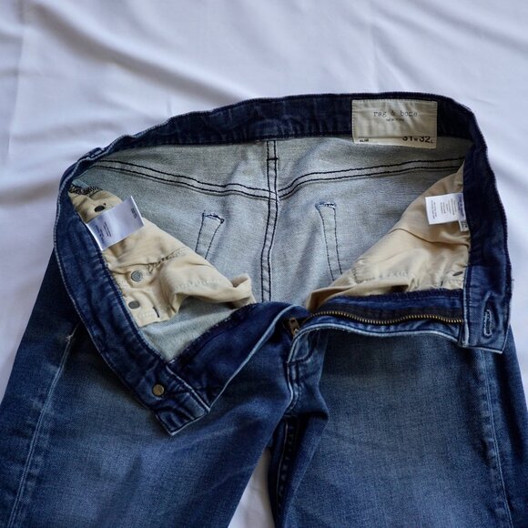 Rag & Bone Men's Jeans Fit 2 - Beckett Wash 31W/32L - Picture 8 of 14